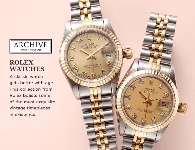 ARCHIVE Rolex Watches at MYHABIT