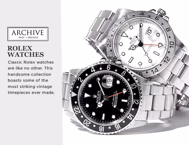 ARCHIVE Rolex Watches at MYHABIT