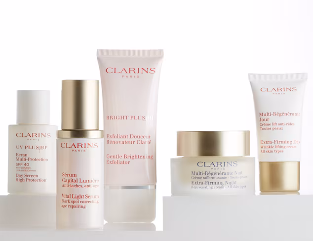Luxe Skincare feat. Clarins at MYHABIT