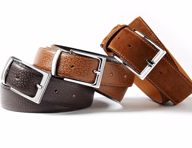 Luxe in Leather Belts at MYHABIT