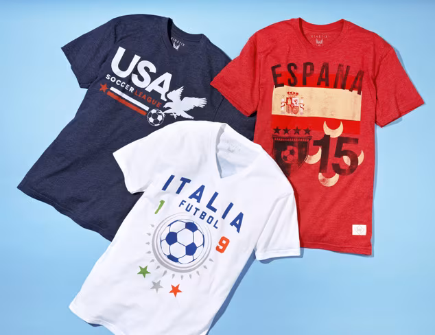 Cheer On Your Team Soccer T-Shirts at MYHABIT