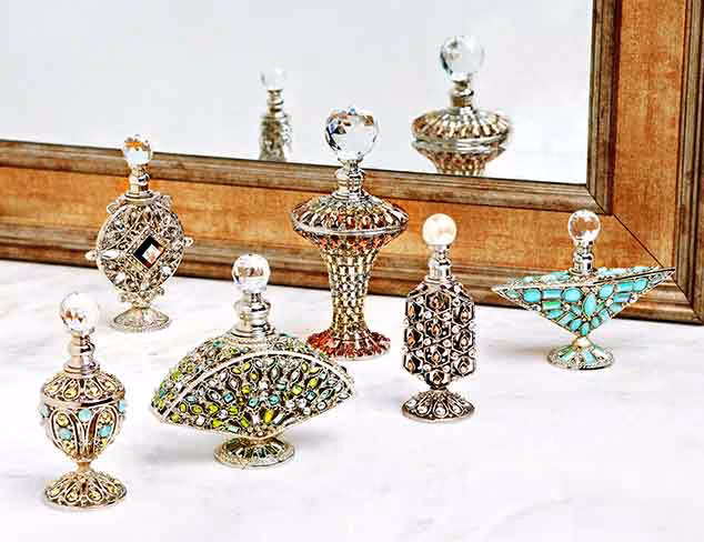 Elegant Vanity Crystal Perfume Bottles at MYHABIT