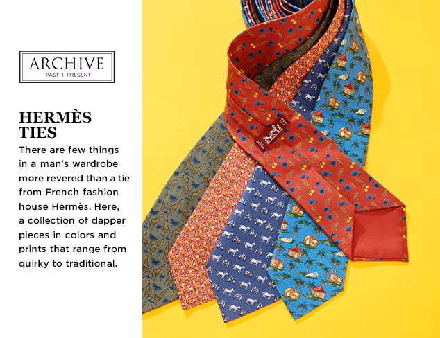 ARCHIVE: Hermès Ties at MYHABIT