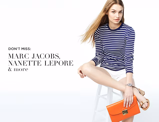 Don't Miss: Marc Jacobs, Nanette Lepore & More at MYHABIT