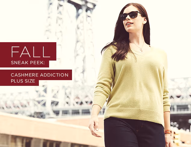 Fall Sneak Peek: Cashmere Addiction Plus Size at MYHABIT