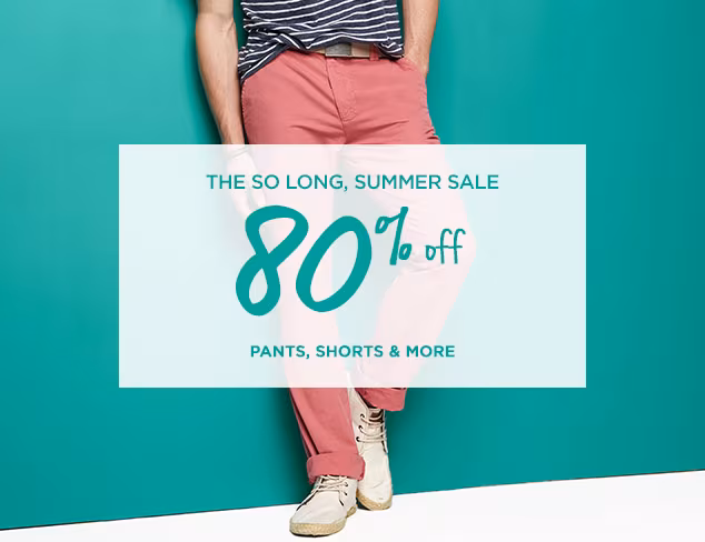 80% Off: Pants, Shorts & More at MYHABIT