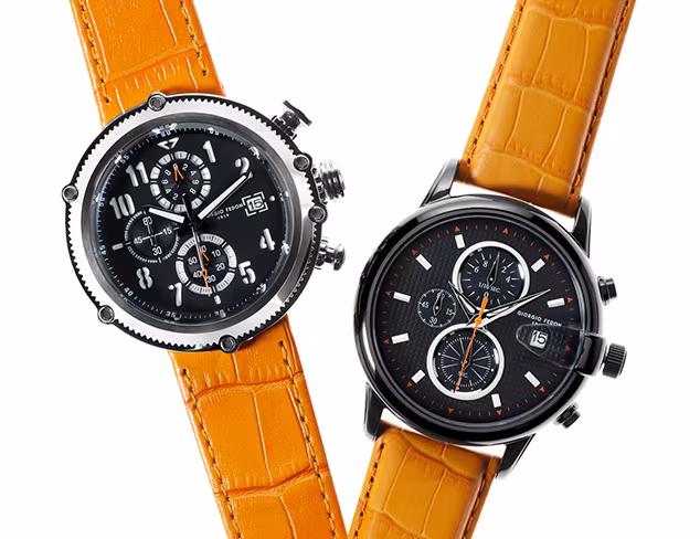 The Leather Strap Watch at MYHABIT