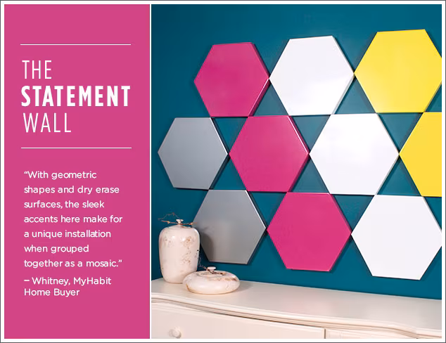 The Statement Wall: Nine6 Design DIY Wall Art at MYHABIT