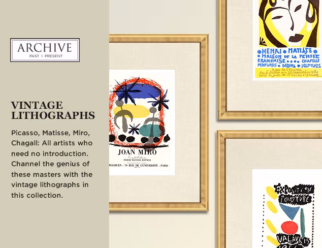 ARCHIVE: Vintage Lithographs at MYHABIT