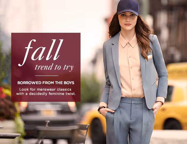 Fall Trend to Try: Borrowed from the Boys at MYHABIT
