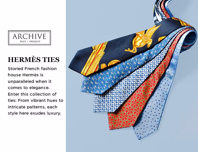 ARCHIVE: Hermés Ties at MYHABIT