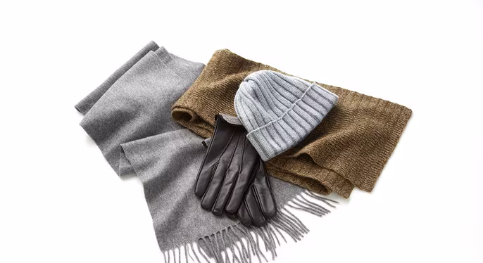 Neutral Cold-Weather Accessories at Gilt