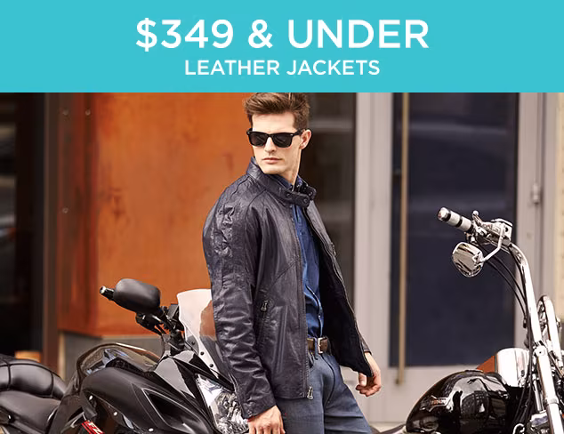 $349 & Under: Leather Jackets at MYHABIT
