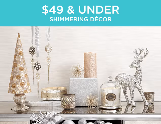 $49 & Under: Shimmering Décor at MYHABIT