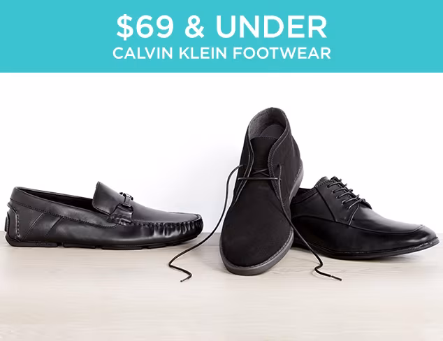 $69 & Under: Calvin Klein Footwear at MYHABIT