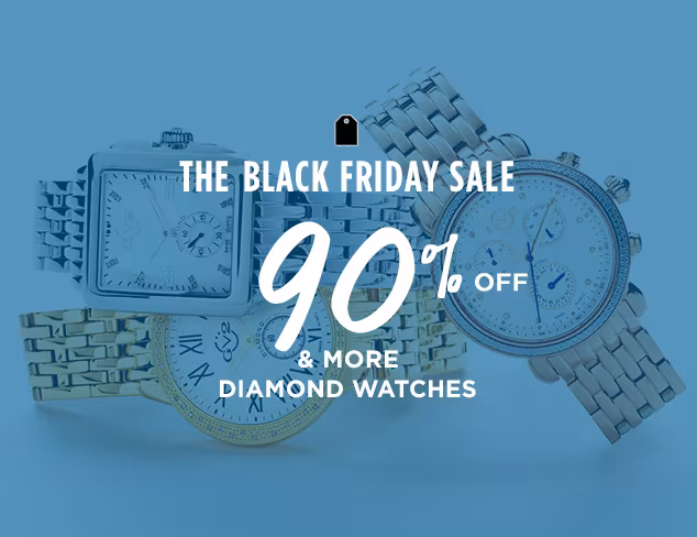90% Off & More: Diamond Watches at MYHABIT