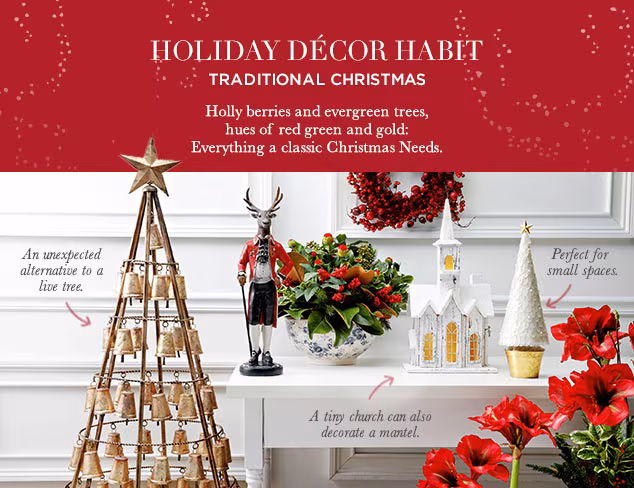 Holiday Décor Habit: Traditional Christmas at MYHABIT