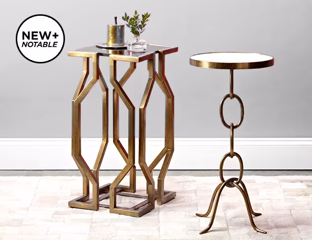 Metallic Accent Furniture by Prima Design Source at MYHABIT