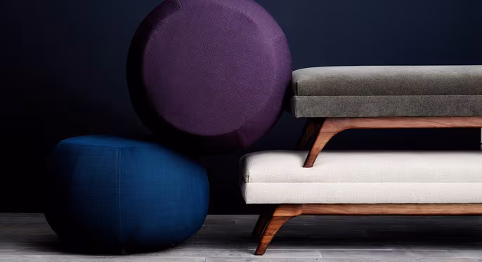 Ottomans & Benches at Gilt