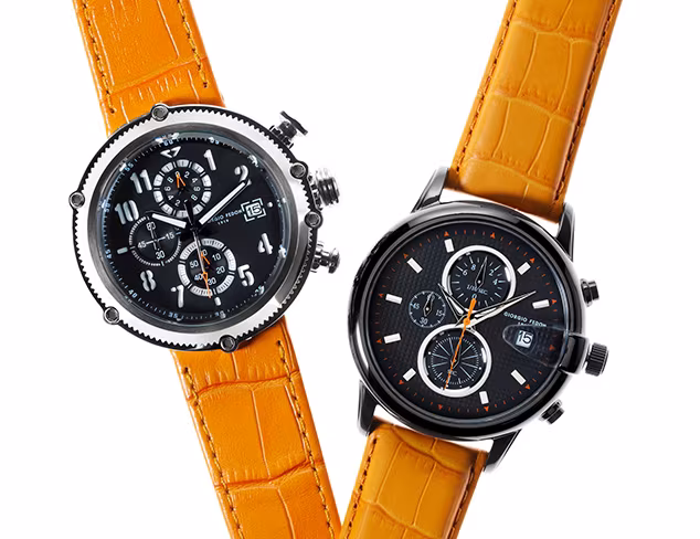 The Leather Strap Watch at MYHABIT