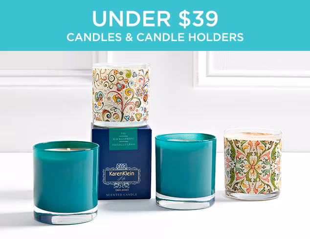 Under $39: Candles & Candle Holders at MYHABIT