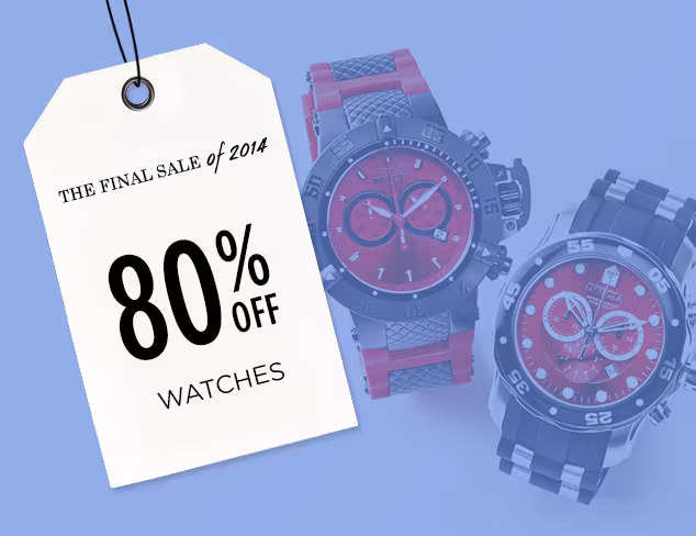 80% Off: Watches at MYHABIT