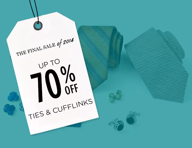 Up to 70% Off: Ties & Cufflinks at MYHABIT