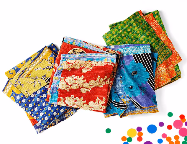 Vintage Kantha Quilts at MYHABIT