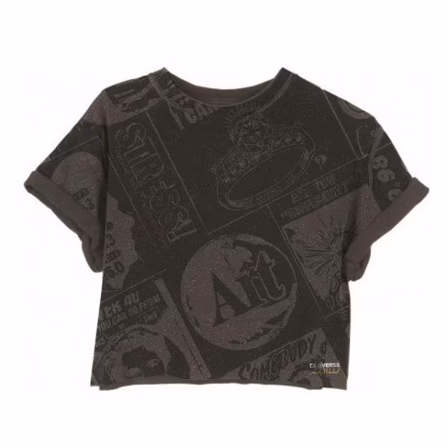 Converse All Star Andy Warhol Apparel Cropped Tee