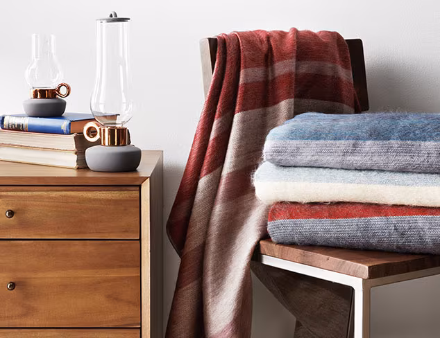 Up to 50% Off: Cashmere, Wool & Alpaca Throws at MYHABIT