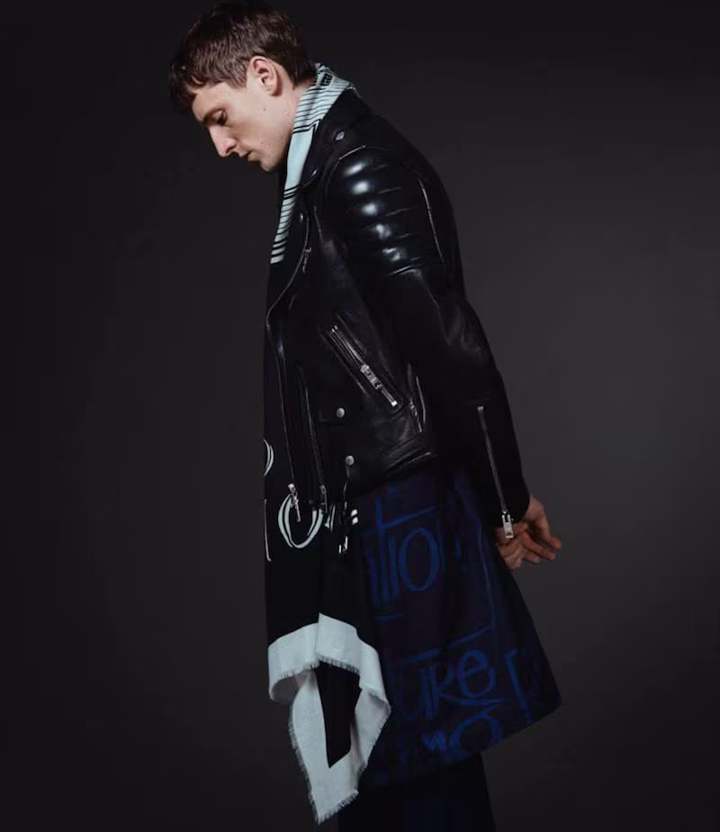 Burberry XO Barneys New York Adventure Print Caban Coat
