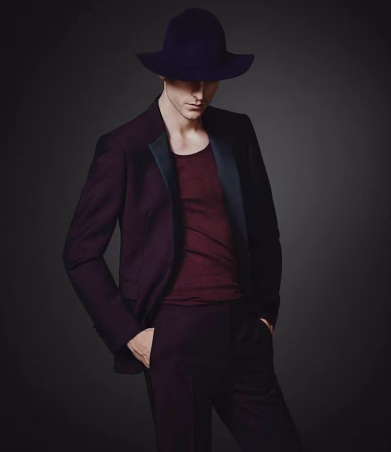 Burberry XO Barneys New York Contrast Lapel Two-Button Sportcoat
