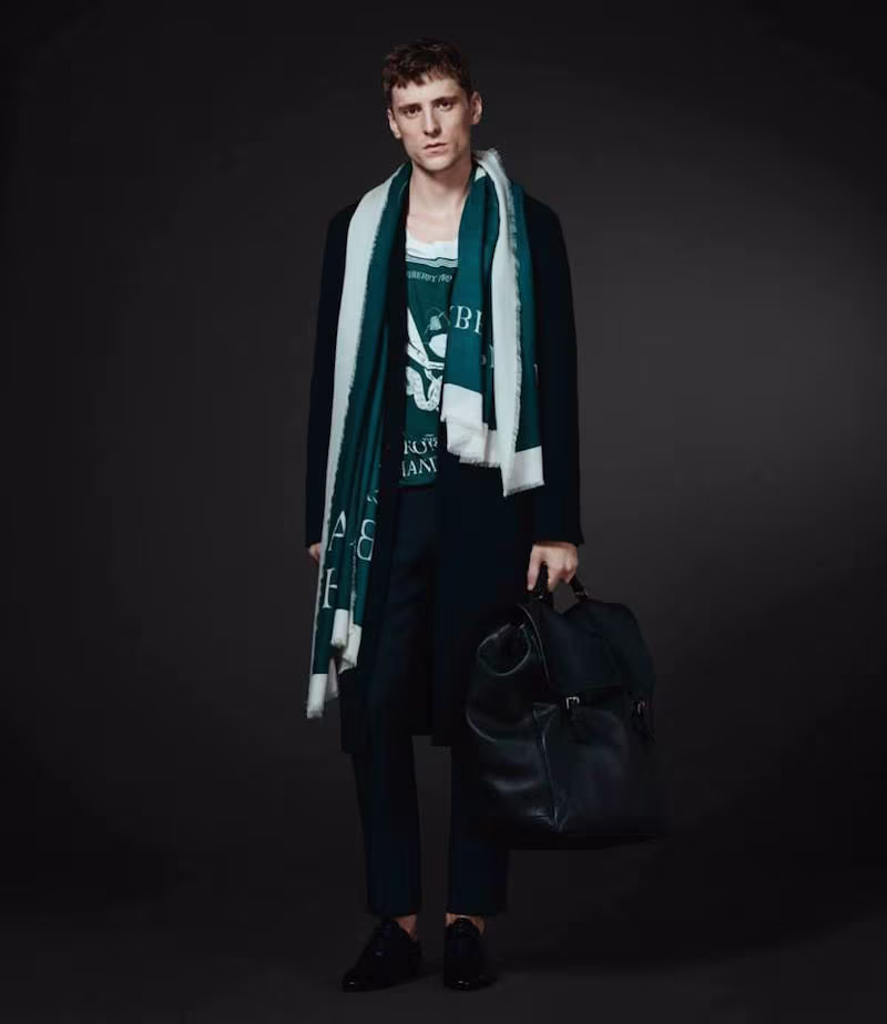 Burberry XO Barneys New York Sartorialist Handbook-Print Scarf