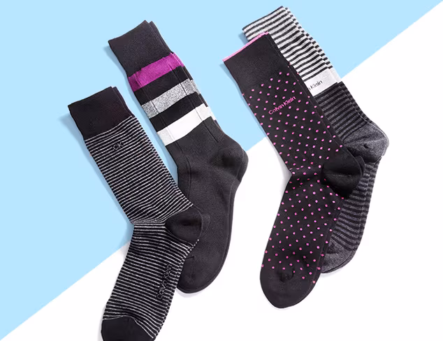 Socks feat. Calvin Klein at MYHABIT