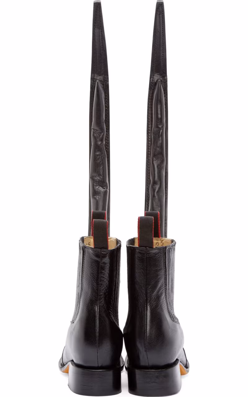 Comme des Garçons Homme Plus Leather Guarachero Boots_4