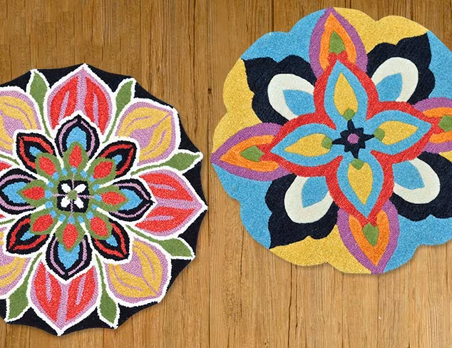 Patterned Rugs from Loloi at MYHABIT