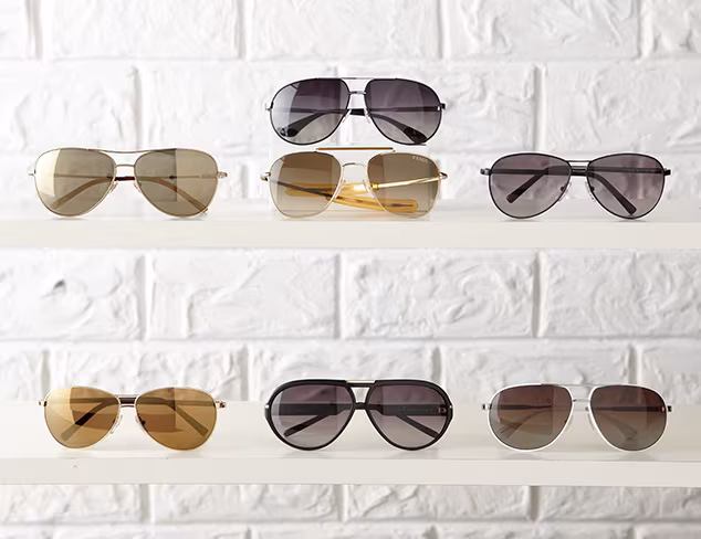 Shop by Shape: Aviator Sunglasses at MYHABIT