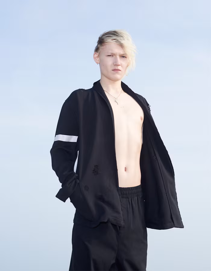 Damir Doma Black Drawstring Trousers
