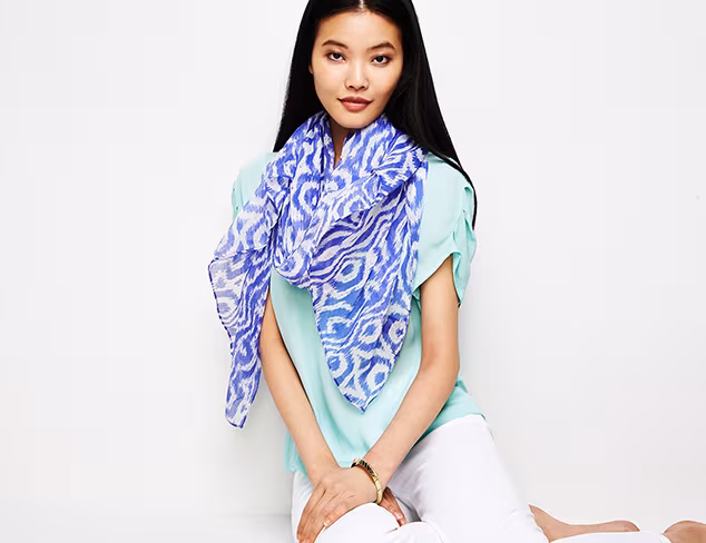 Spring Scarves from PÜR Cashmere at MYHABIT