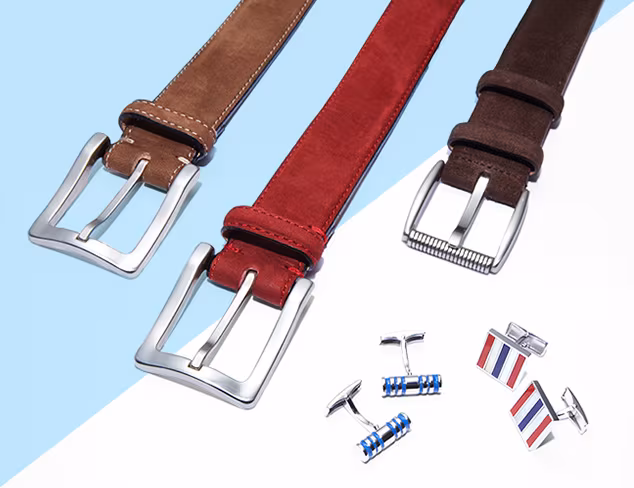 Well Suited Cufflinks, Belts & Beyond at MYHABIT