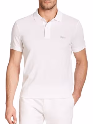 Lacoste Reflective Croc Piqué Polo