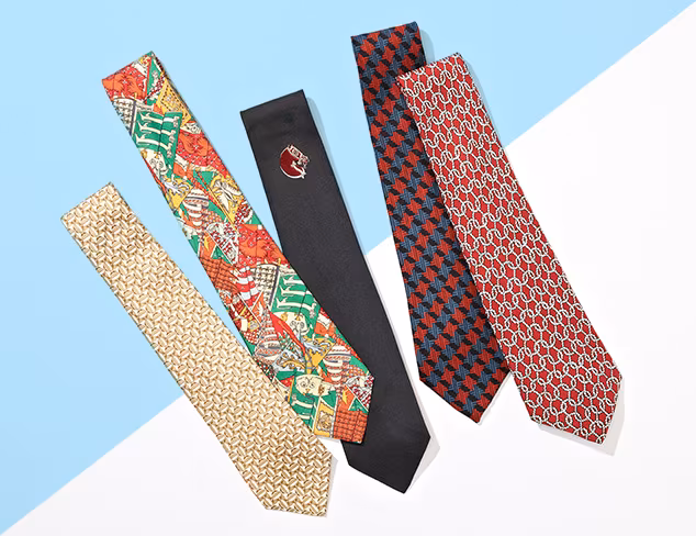 Vintage Hermés Ties at MYHABIT