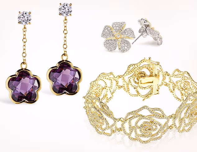 Goldtone & Floral Jewelry feat. Jardin at MYHABIT