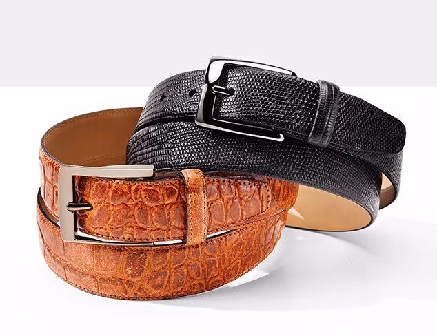 A Notch Above Leather Belts at MYHABIT
