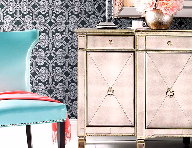 Furniture Feature Mirrored & Metallic at MYHABIT