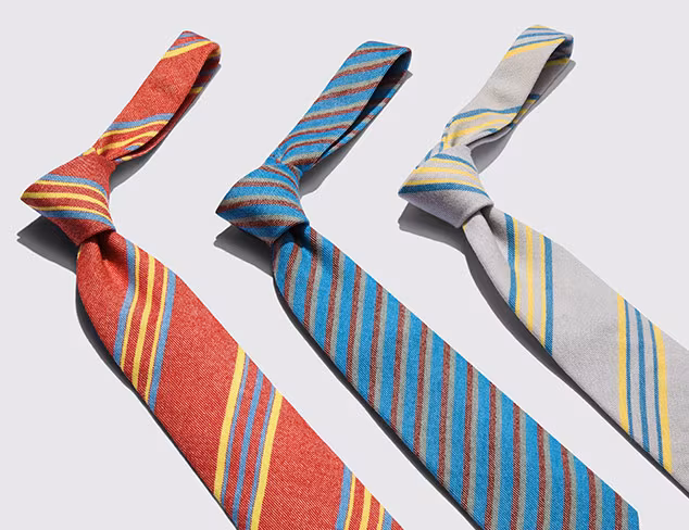 Italian Flair Rossovivo Ties at MYHABIT