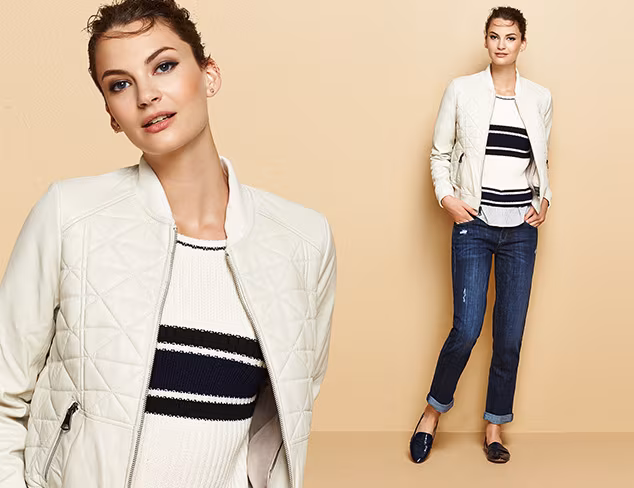 Prep for Fall Leather Jackets & Skinny Jeans at MYHABIT