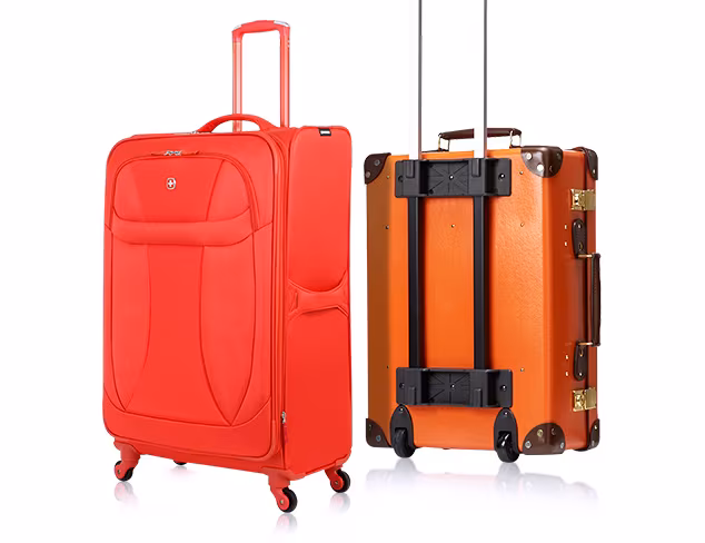 Autumn Hues Red & Orange Luggage at MYHABIT