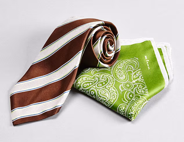 Designer Ties & Pocket Squares feat. Kiton at MYHABIT