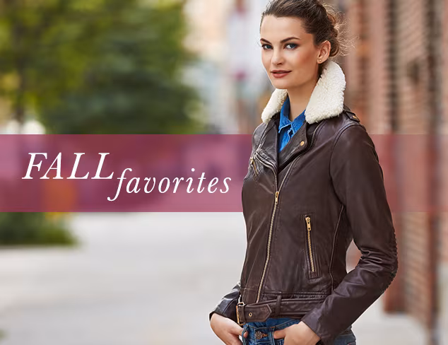 Fall Favorites Outerwear at MYHABIT